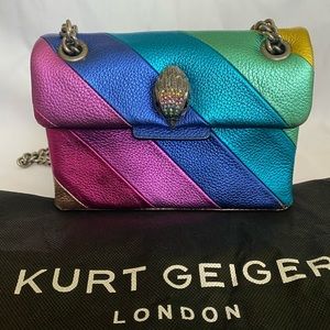 Mini Rainbow Kensington Bag by Kurt Geiger London w/ dust bag